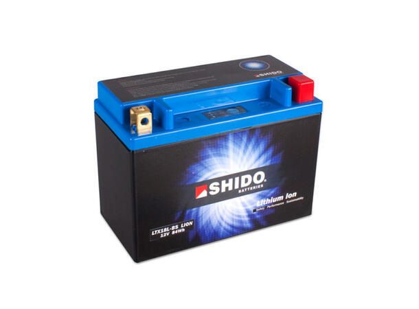 Shido LTX18L-BS Lithium - 12V ATV/MC/Snøscooter Batteri